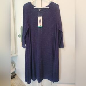 NWT Blue Soft Dress, Hilary Radley, XL